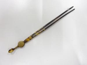 アンティーク　本鼈甲　蒔絵　簪